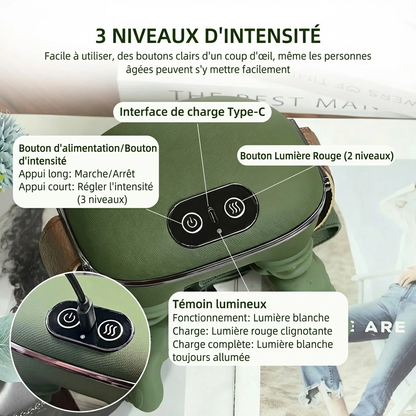 Bionic Finger Neck Shoulder Massager Wireless Neck Cervical Trapezius Kneading Massage Shawl Brushless Motor Neck masajeador